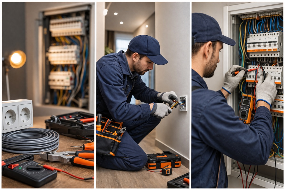 диагностика электрики в Минске проверка электрощита мультиметром электрик диагностика электрики в Минске проверка электрощита мультиметром электрик