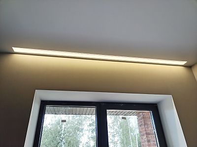 установка светодиодной лампы на потолок